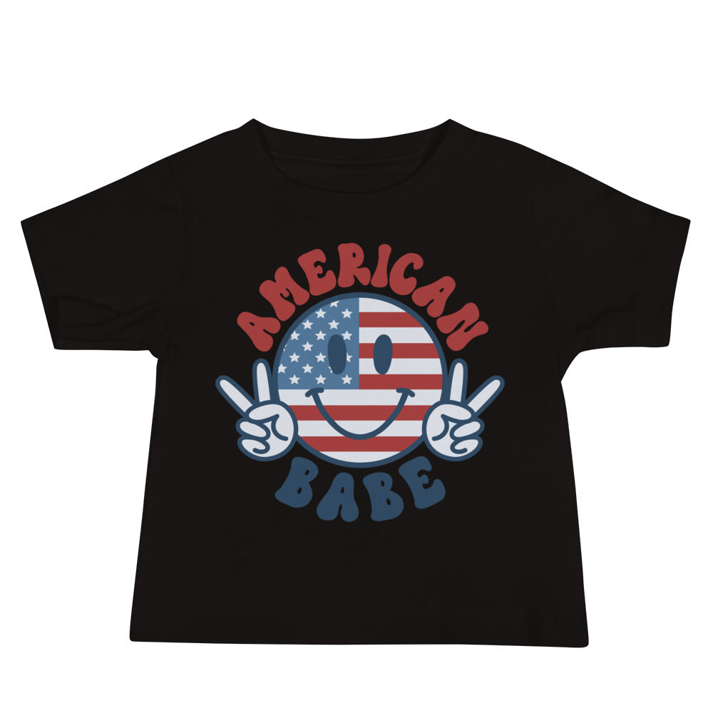 American Babe w/back Baby T