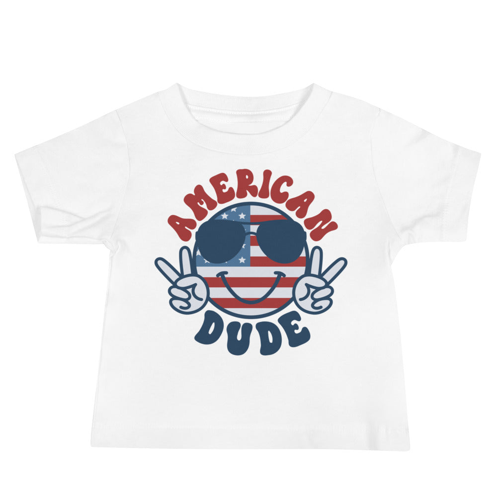 American Dude w/back Baby T