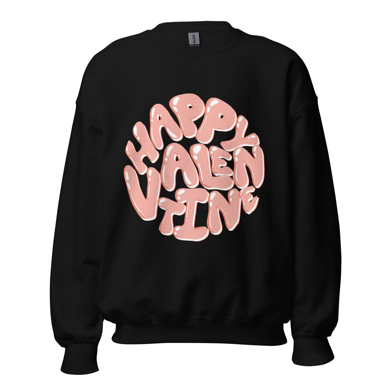 Happy Valentine W/Back Crew Neck