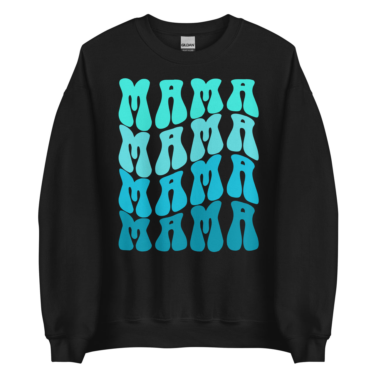 MAMA Blue Crew Neck