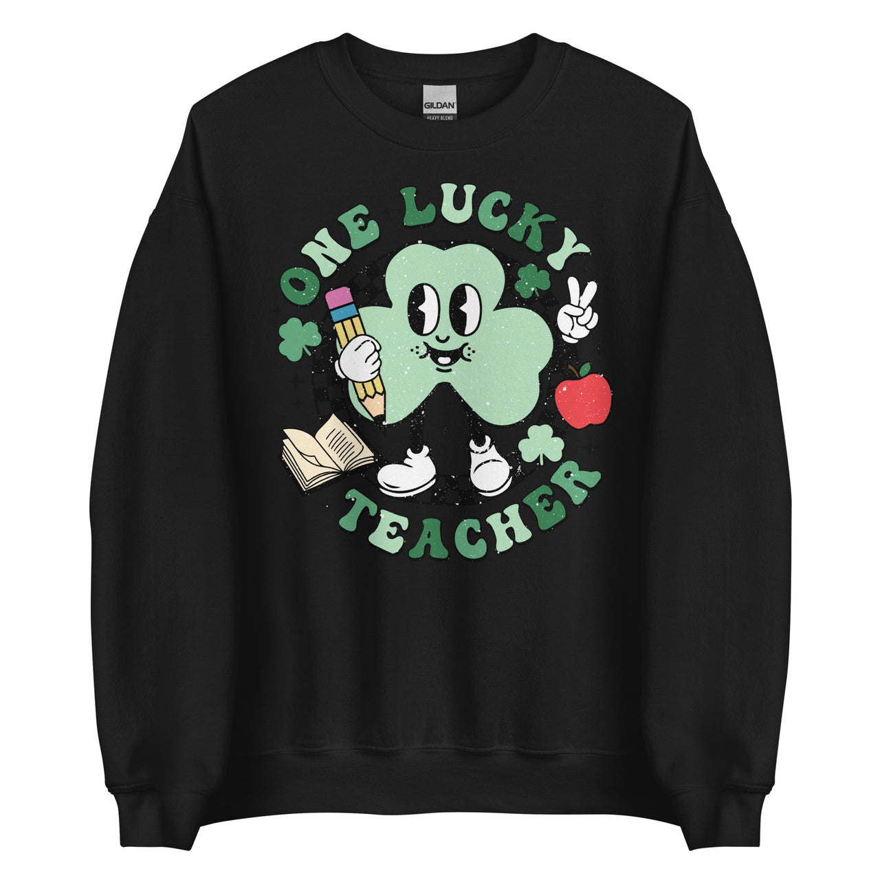 One Lucky Teacher Crew Neck