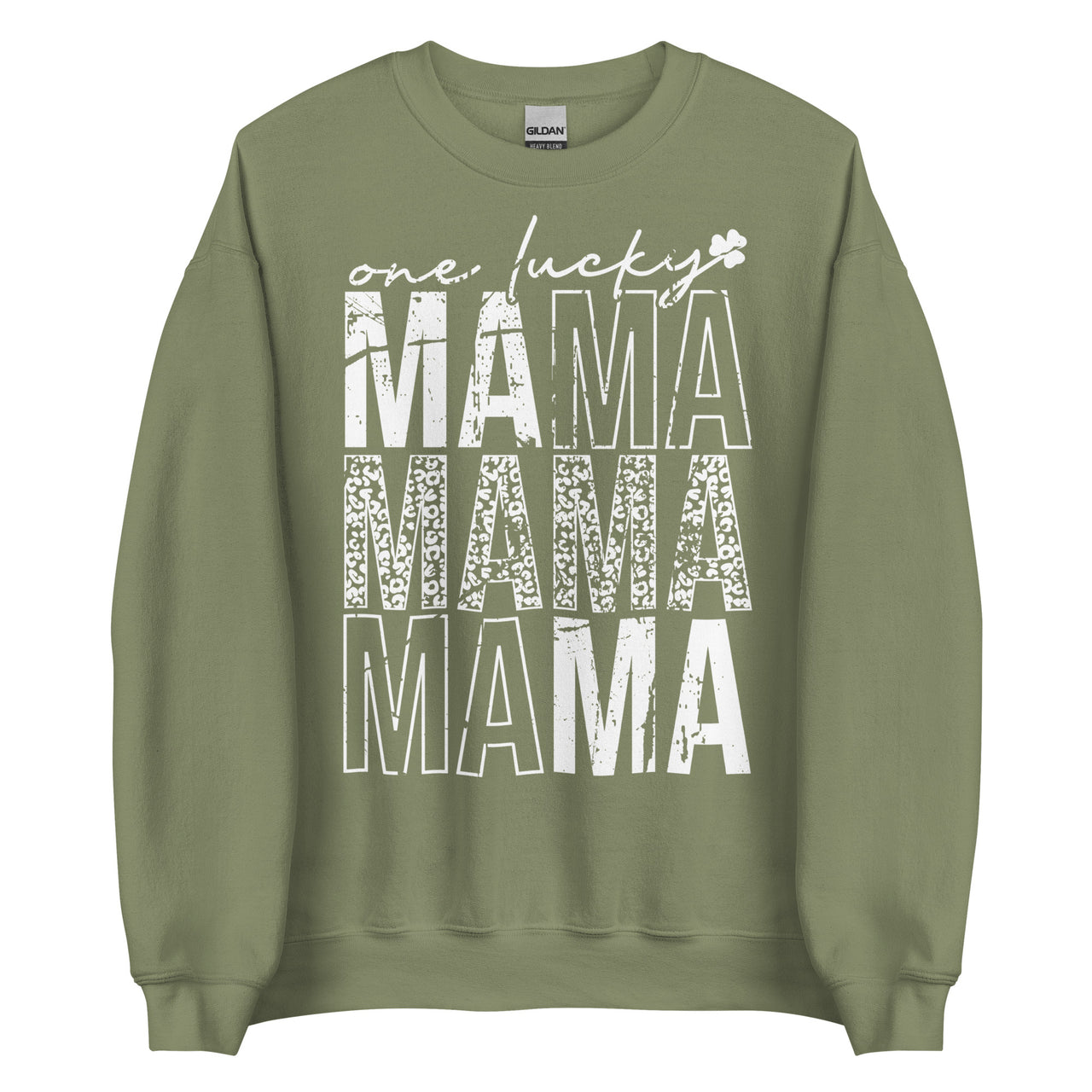 one lucky MAMA Crew Neck