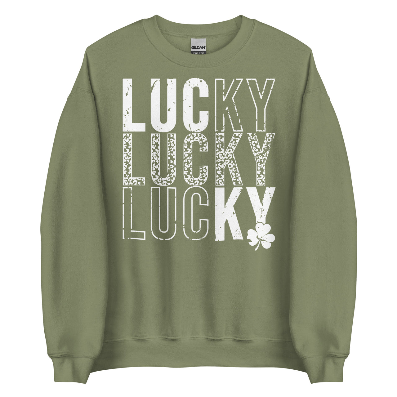 LUCKY LUCKY LUCKY Crew Neck