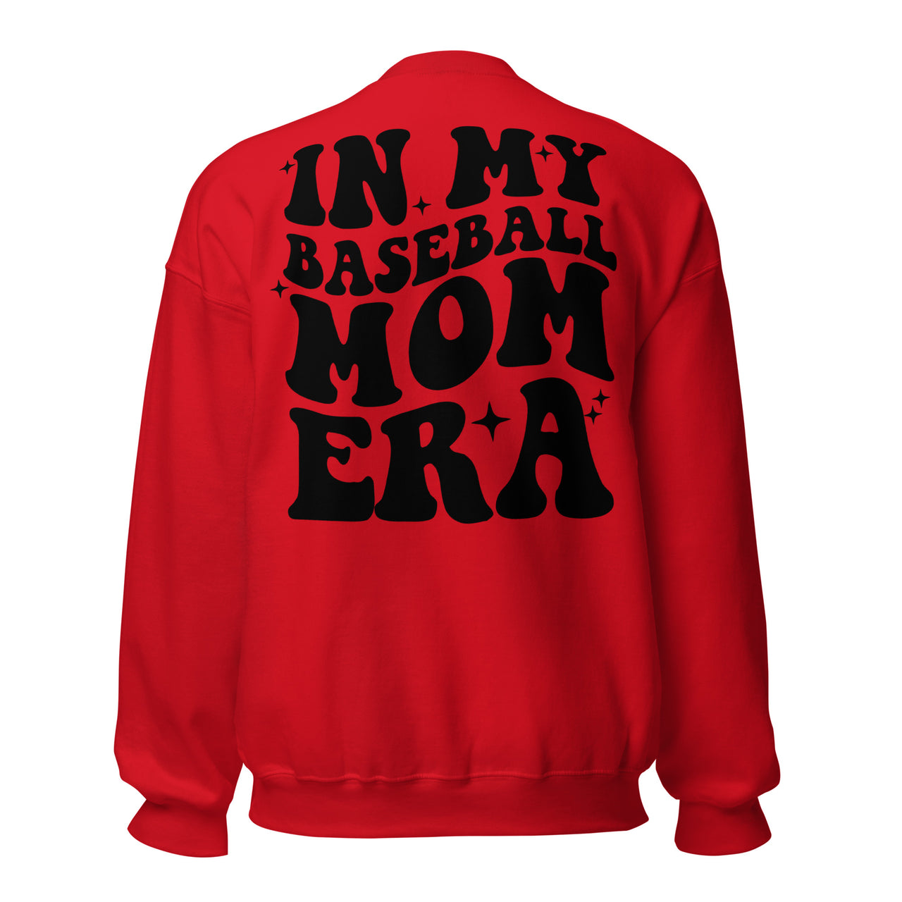 Baseball Mom Era w/back Crew Neck