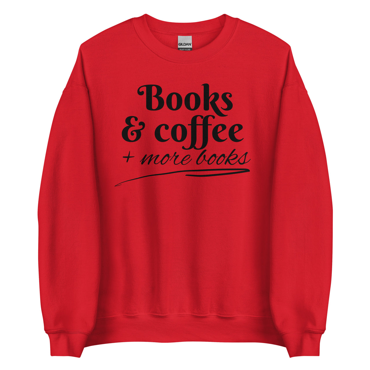 Books & Coffee Crew Neck