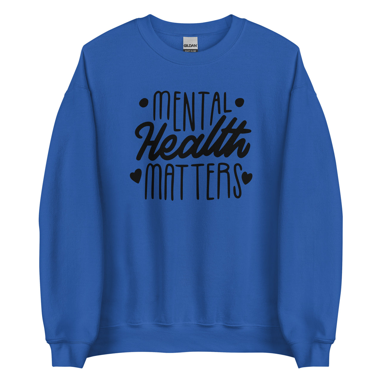 Mental Health Matter w/back Crew Neck