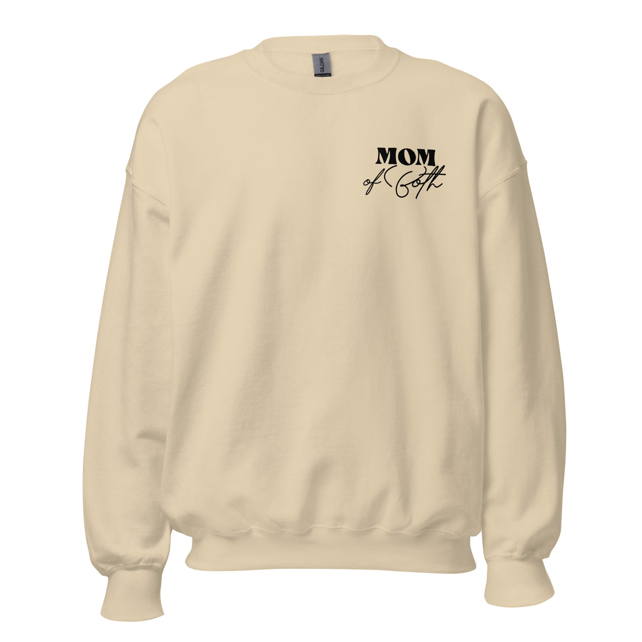 Mom of Both W/Back Crew Neck