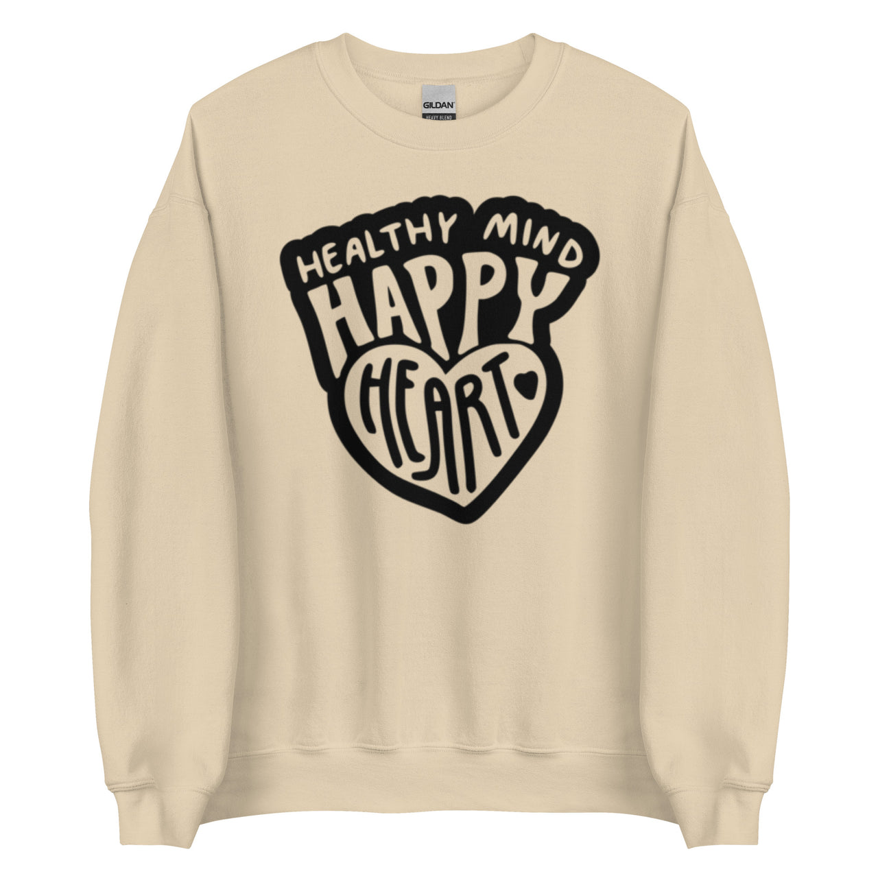 Healthy mind Happy heart Crew Neck