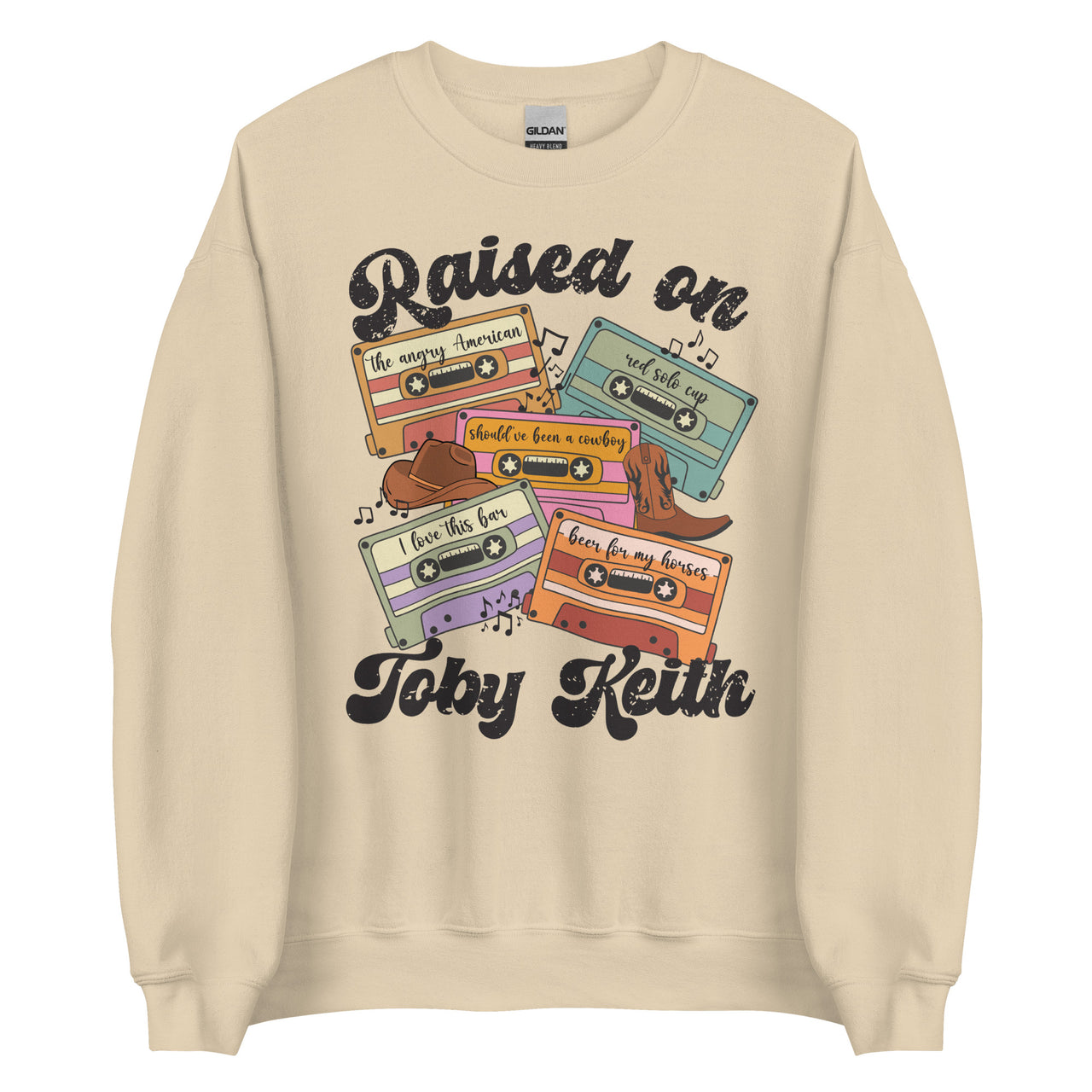 Raised on Toby Keith Crew Neck