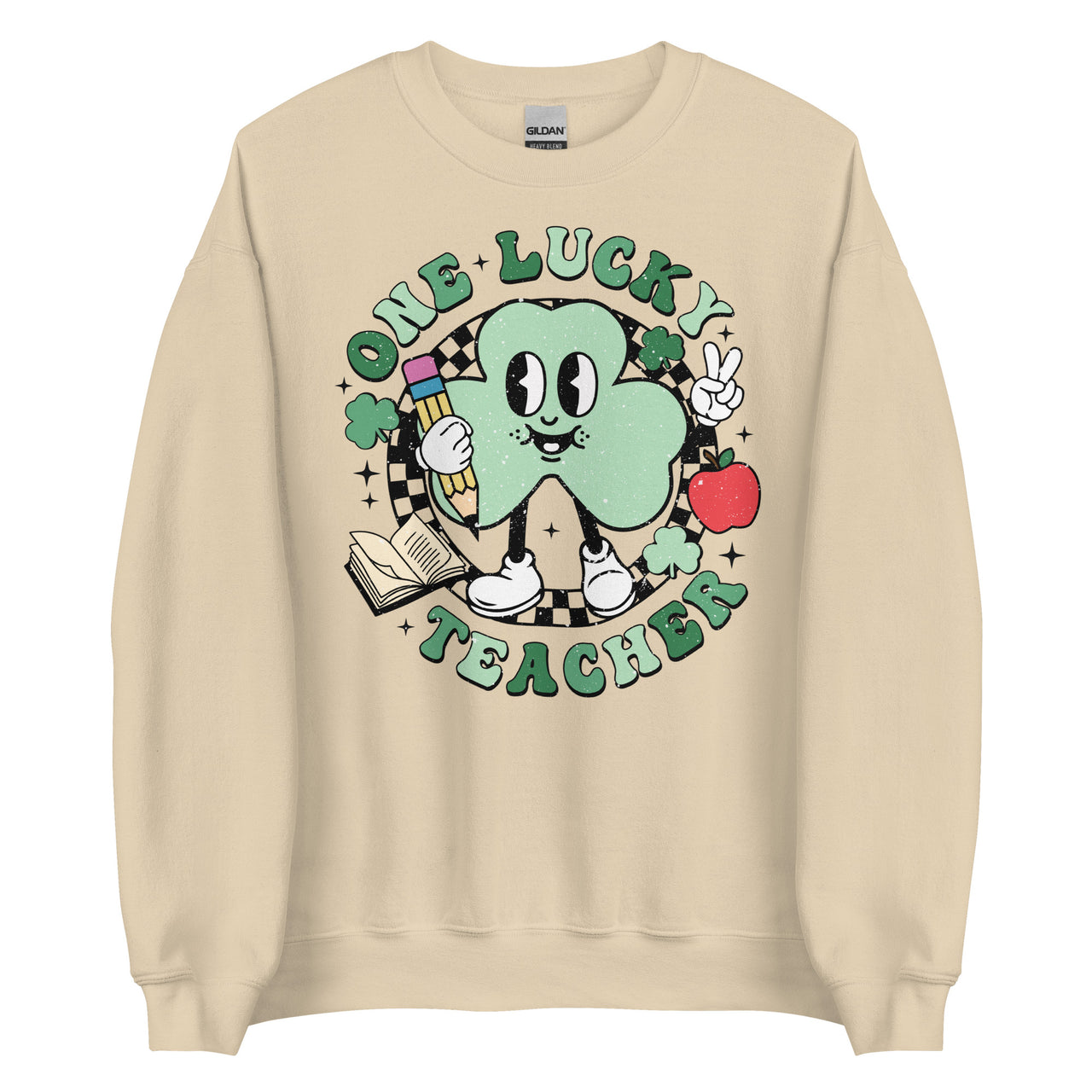 One Lucky Teacher Crew Neck