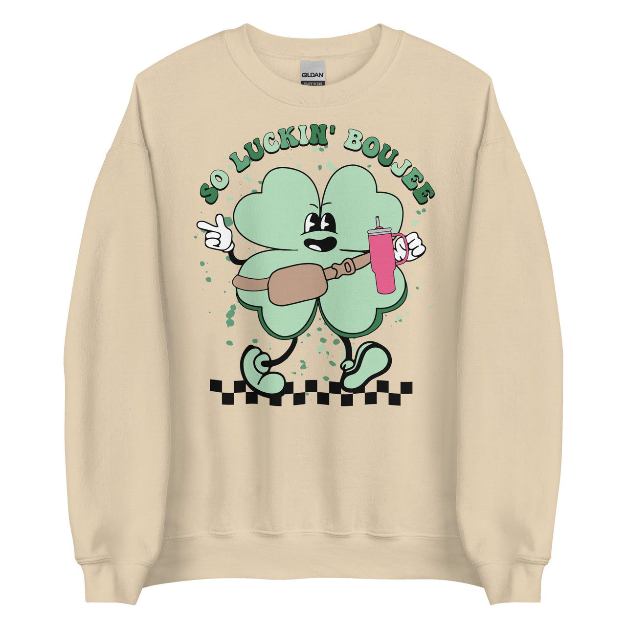 So Luckin' Boujee Crew Neck