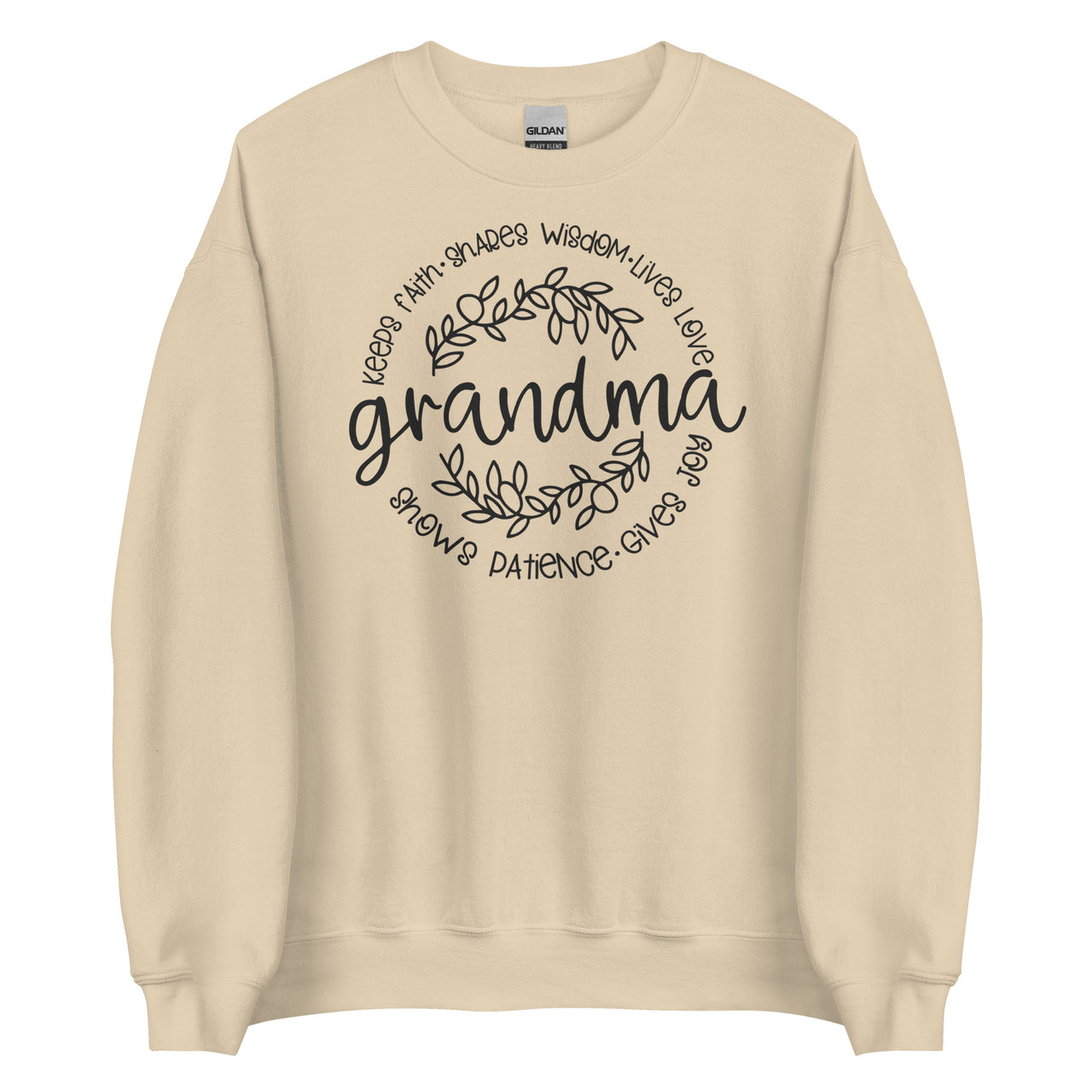 Grandma Keeps Faith Crew Neck