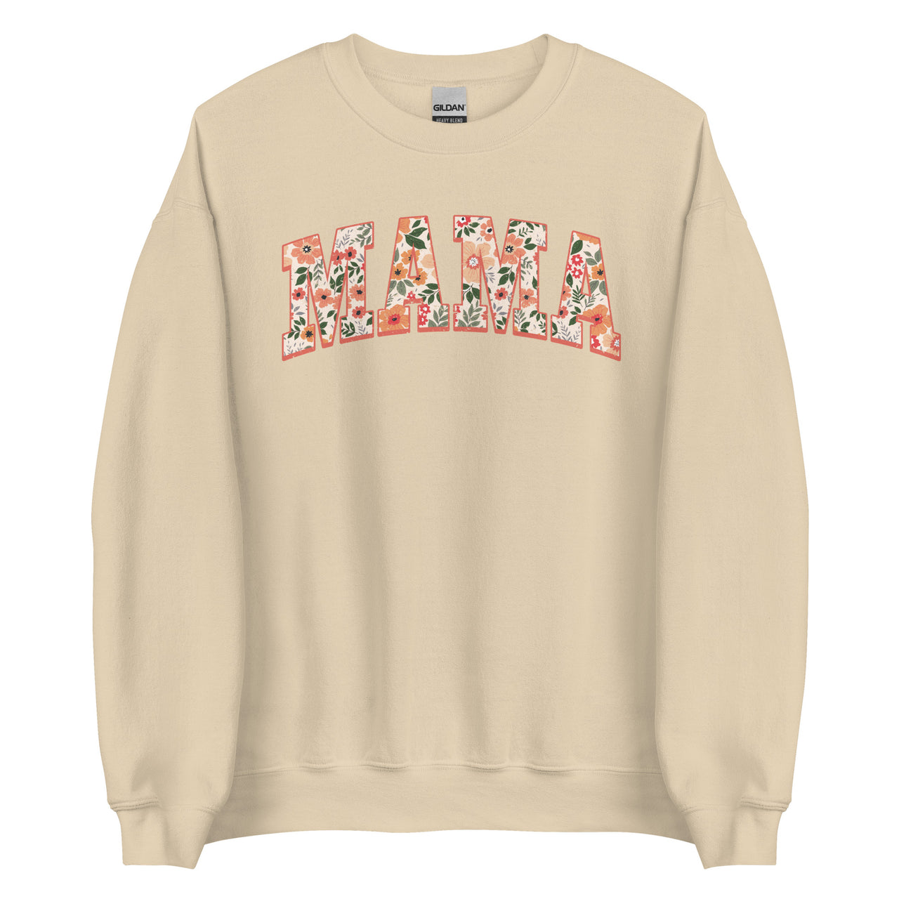 Floral MAMA Crew Neck