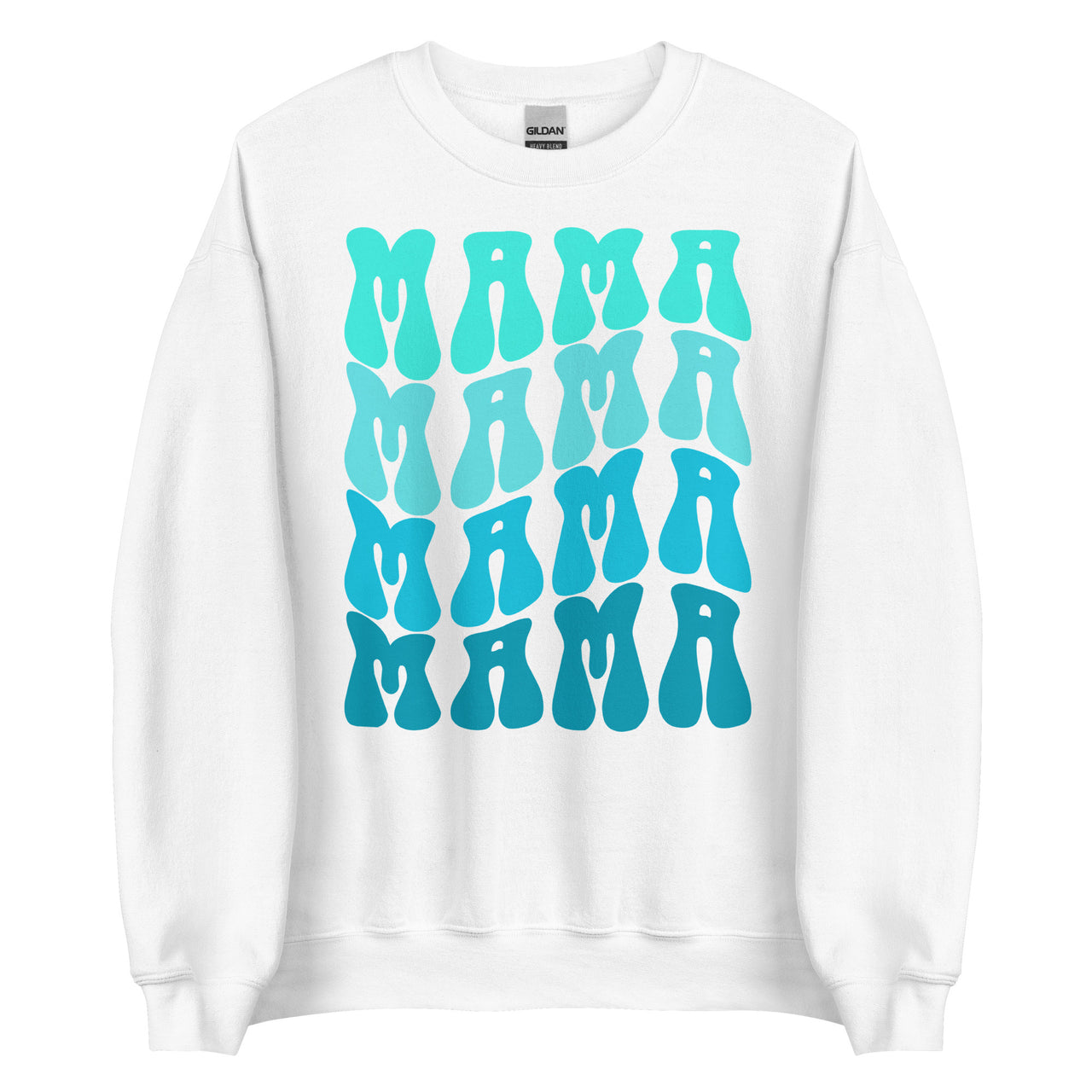 MAMA Blue Crew Neck