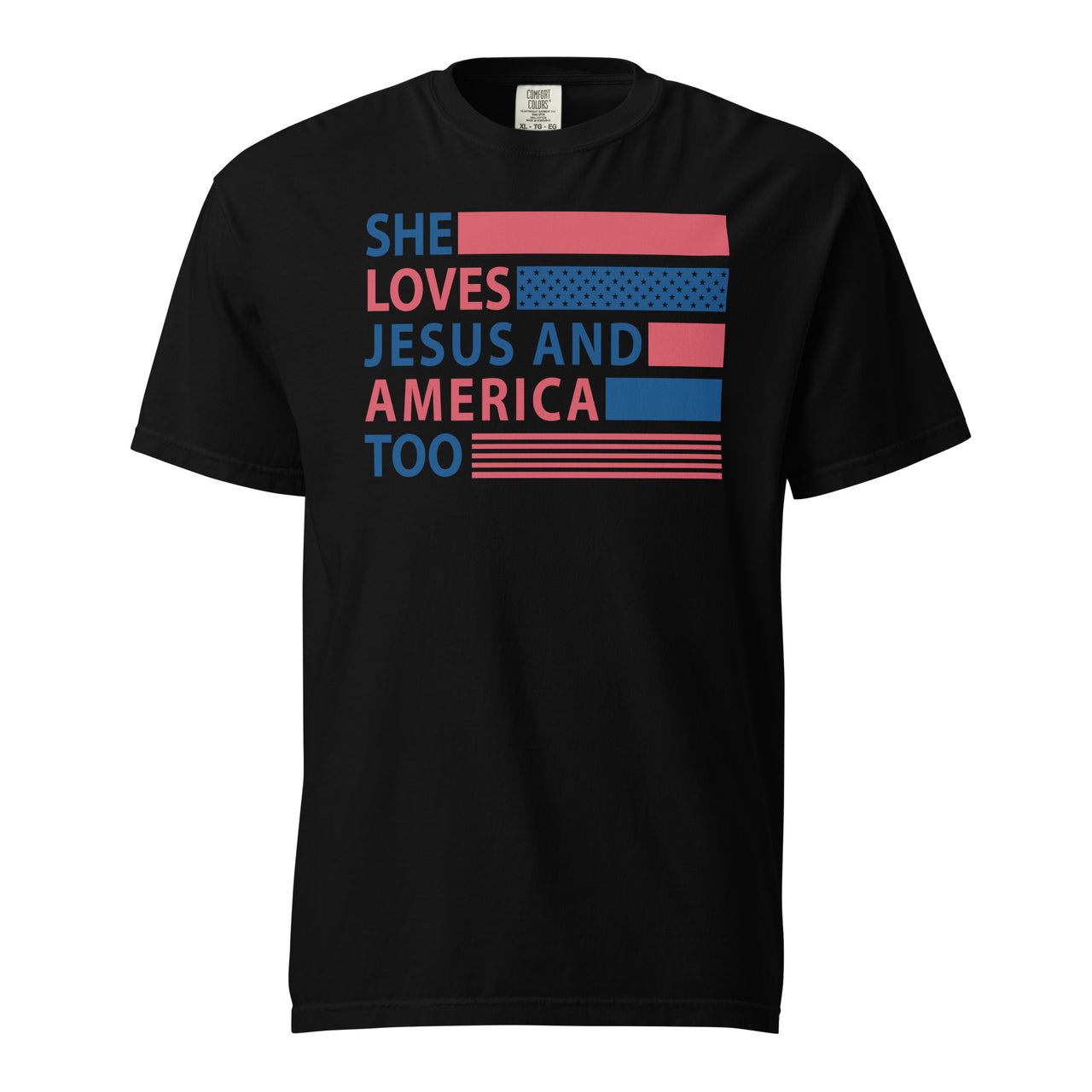 She loves Jesus & America too Heavy T