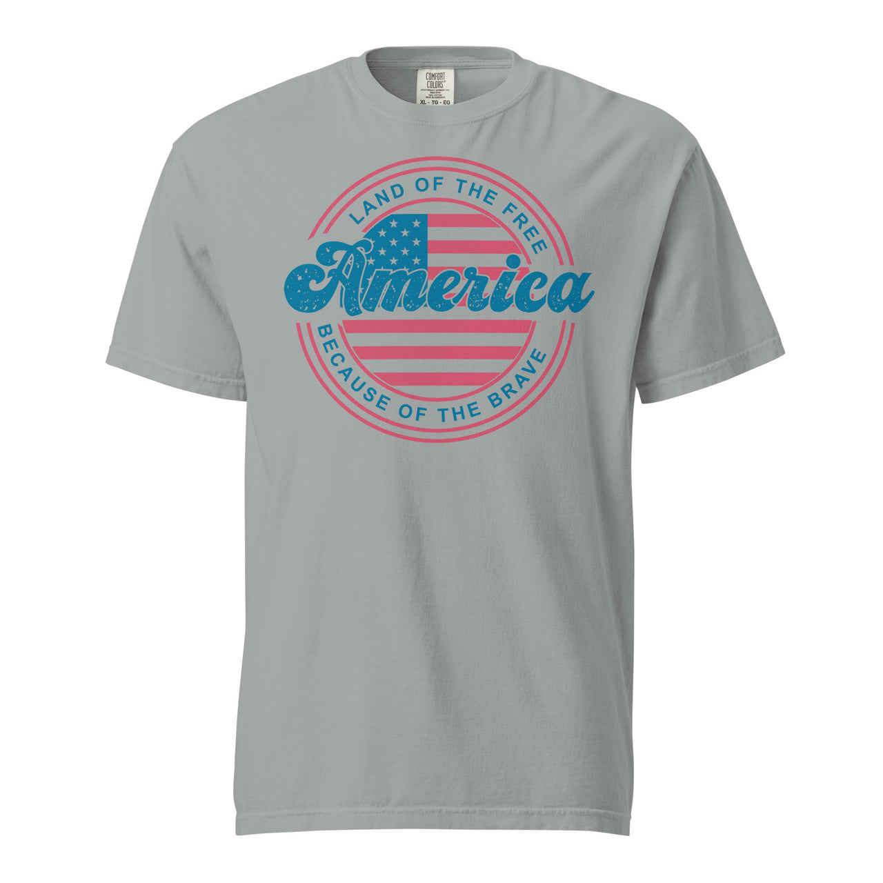 America Land of the Free Heavy T