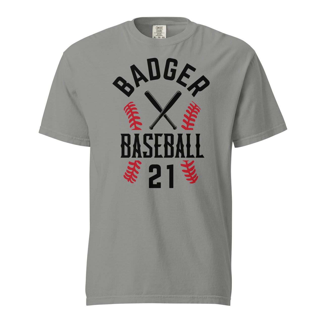 Custom Badger Baseball Heavy T