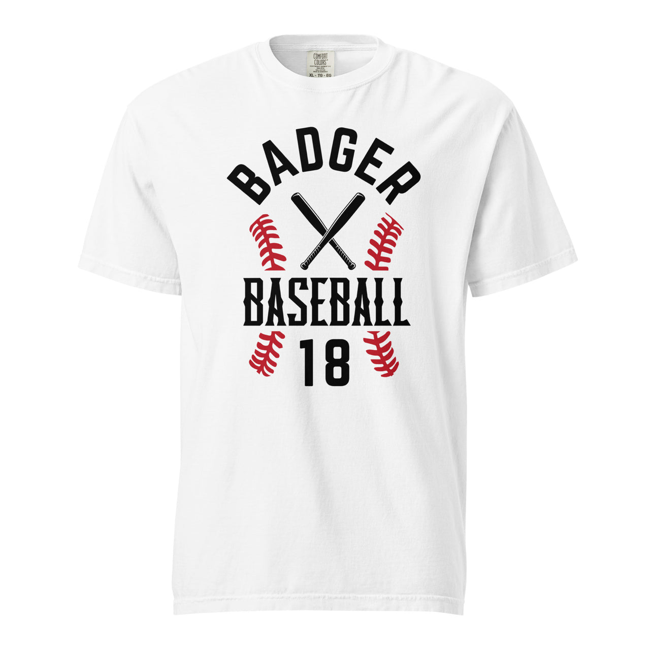 Custom Badger Baseball Heavy T