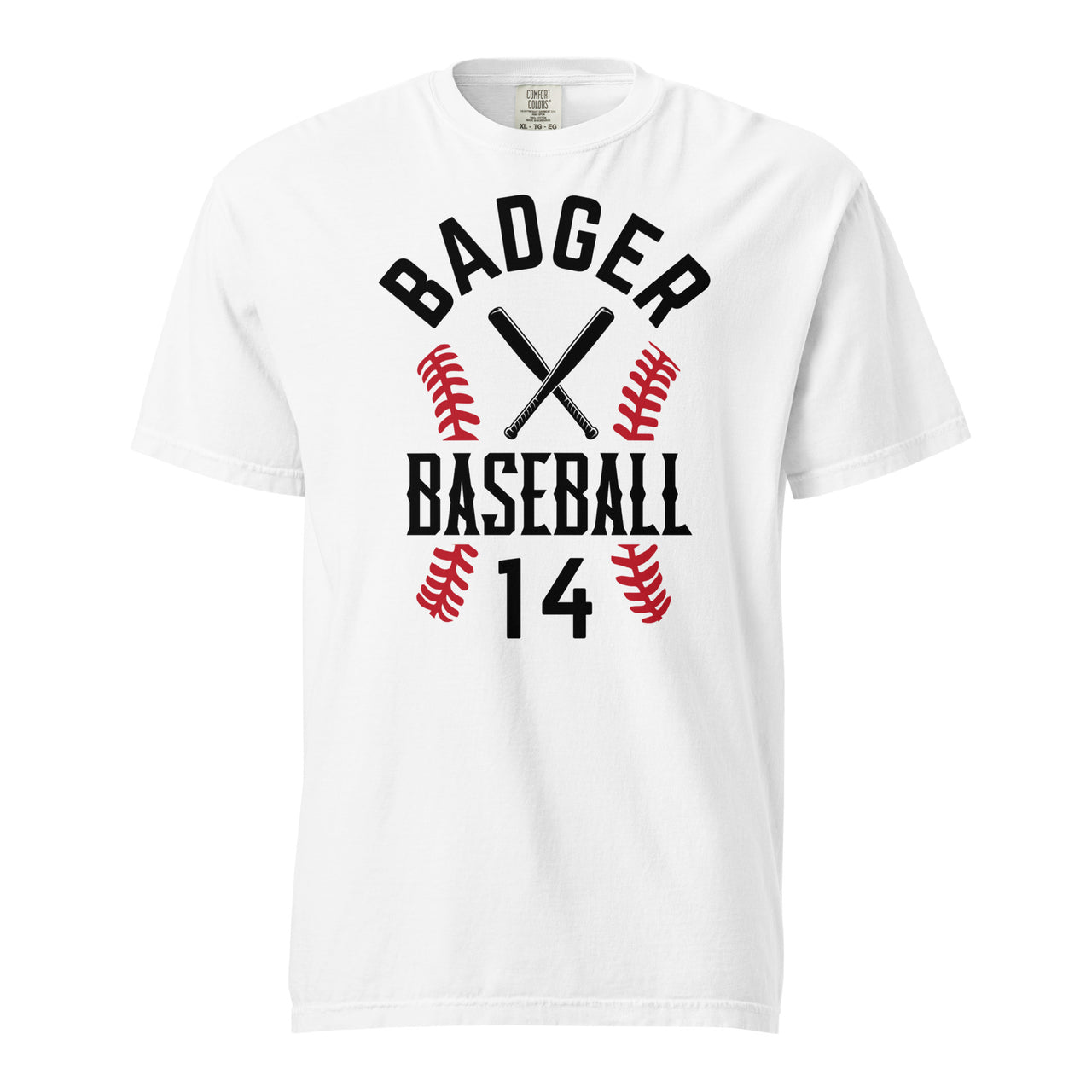 Custom Badger Baseball Heavy T