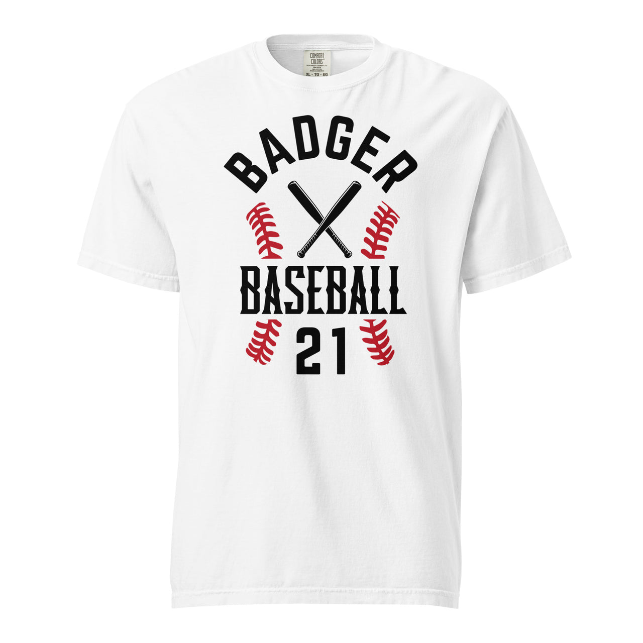 Custom Badger Baseball Heavy T