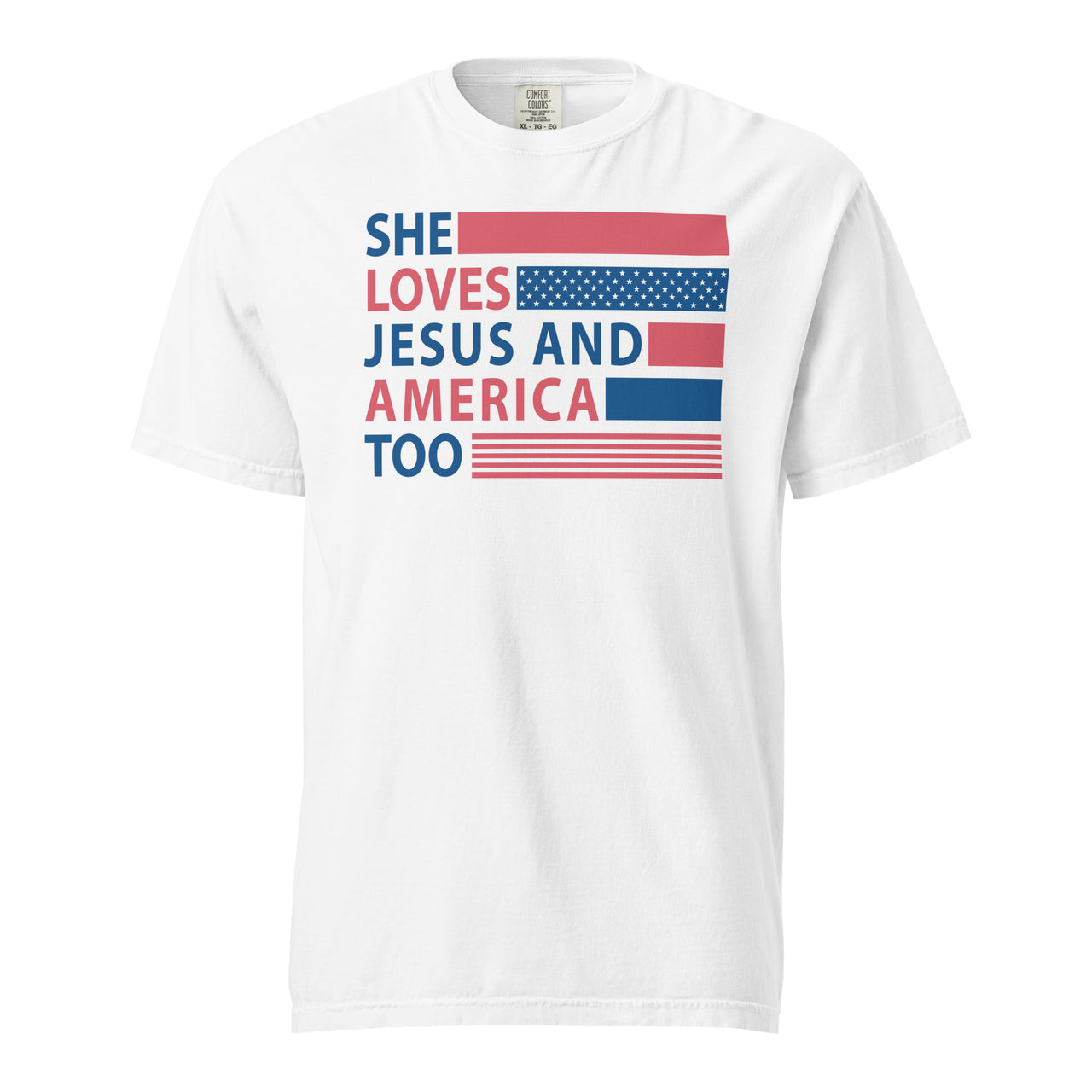 She loves Jesus & America too Heavy T