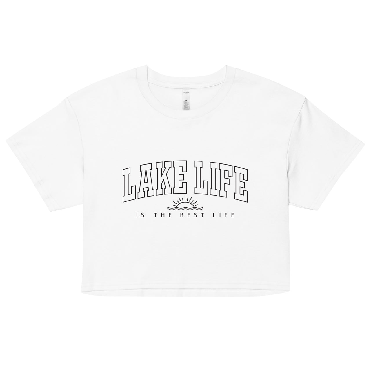 Lake Life Crop Top T