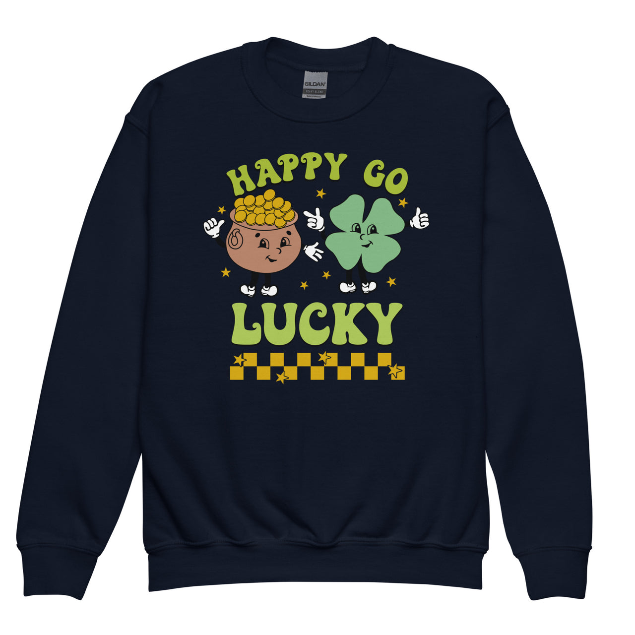 Happy Go Lucky Youth Crew Neck