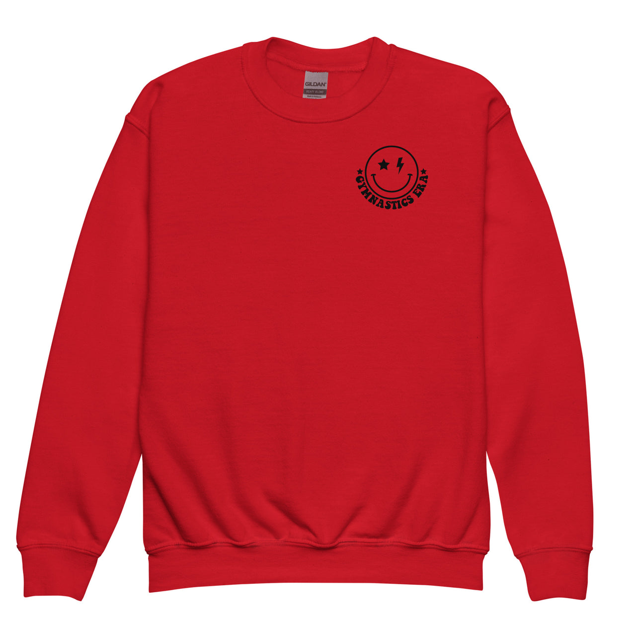 Gymnastics Era w/back Youth Crew Neck