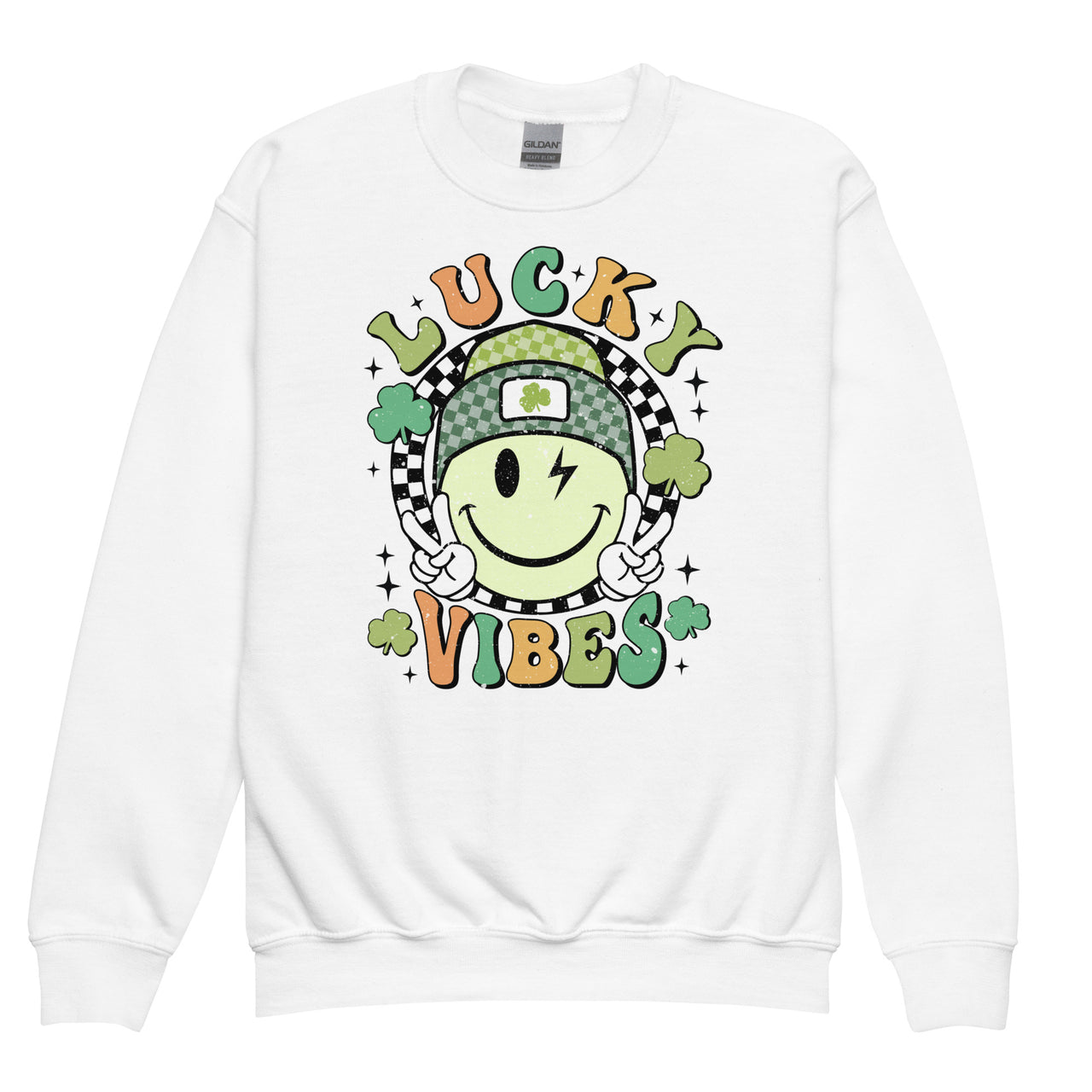 LUCKY VIBES Youth Crew Neck