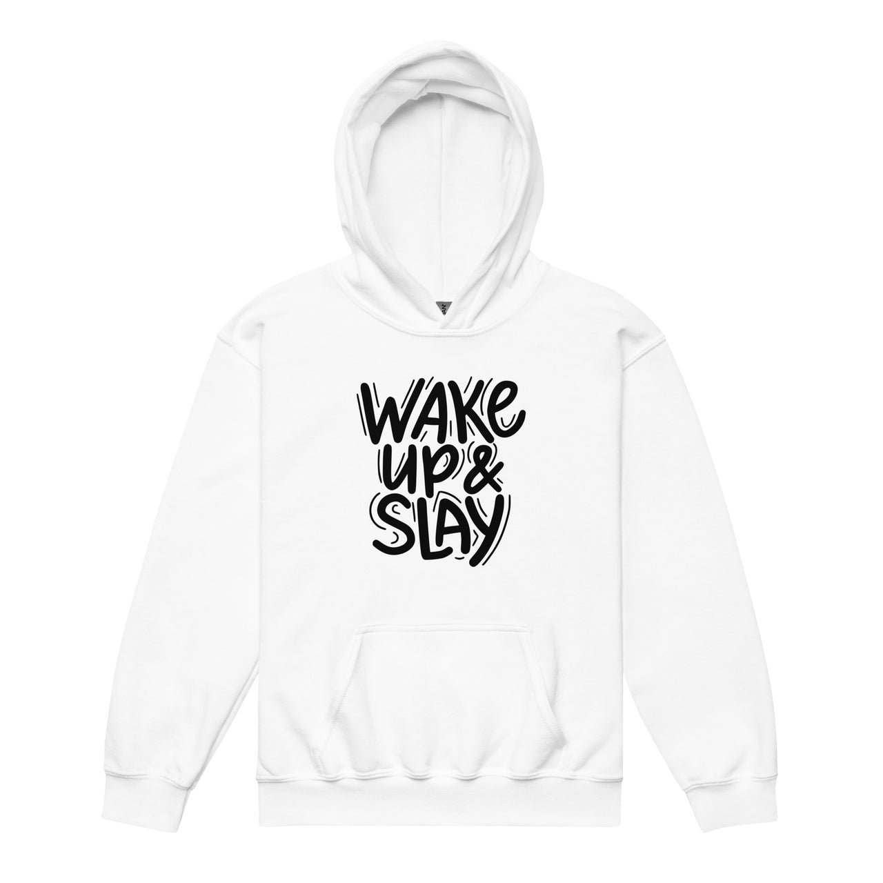 Wake up & Slay (Youth hoodie)