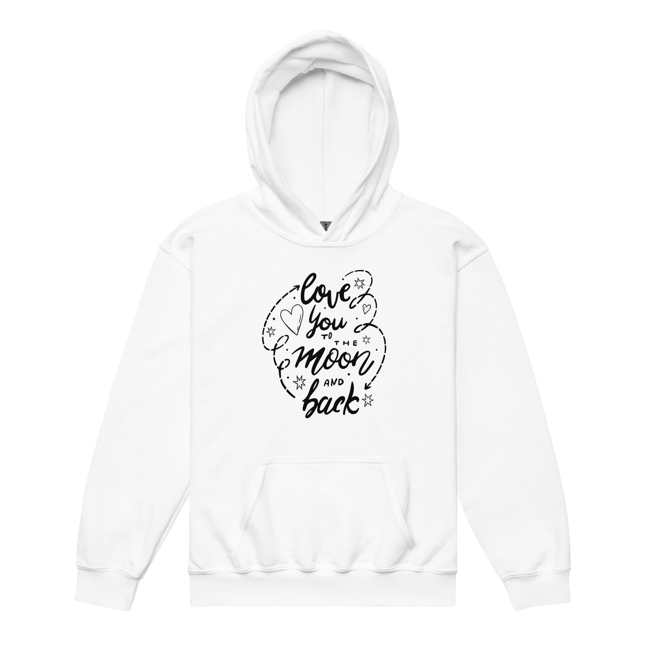 Love you to the moon & back Youth Hoodie