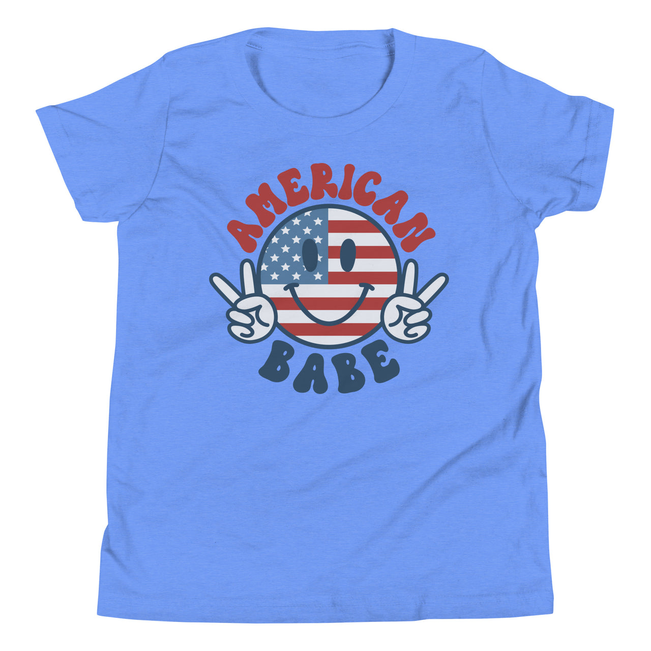 American Babe w/back Youth T