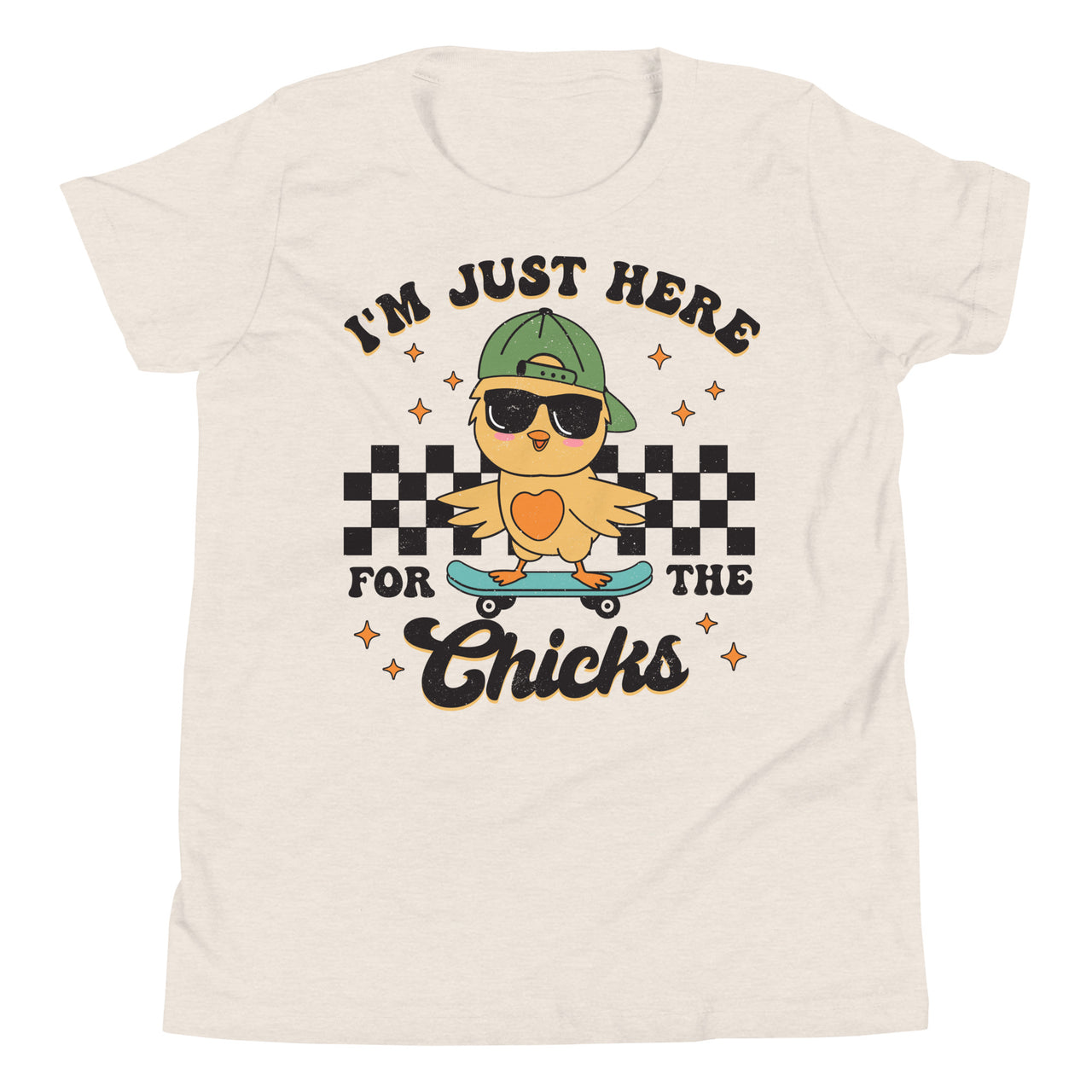 'Here for the Chicks' Youth T