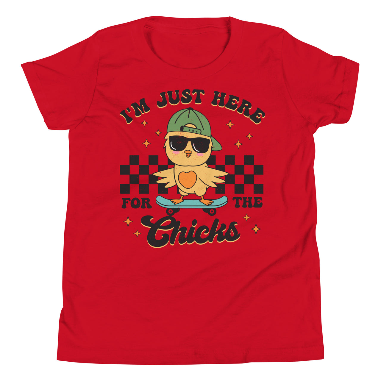 'Here for the Chicks' Youth T