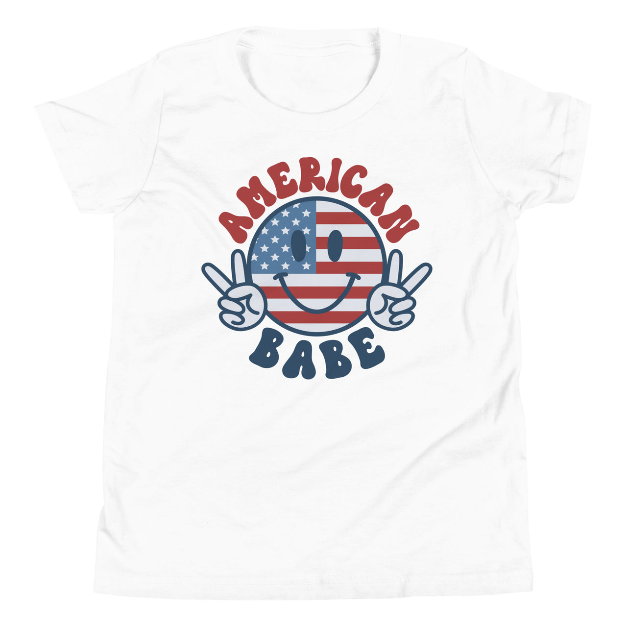 American Babe w/back Youth T